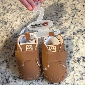 Avalanche Baby Walker Shoes in Tan